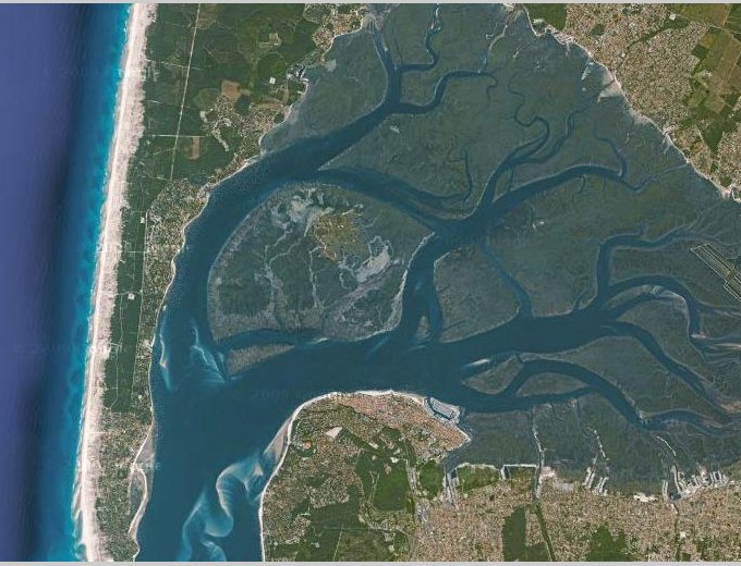 Vue satellite